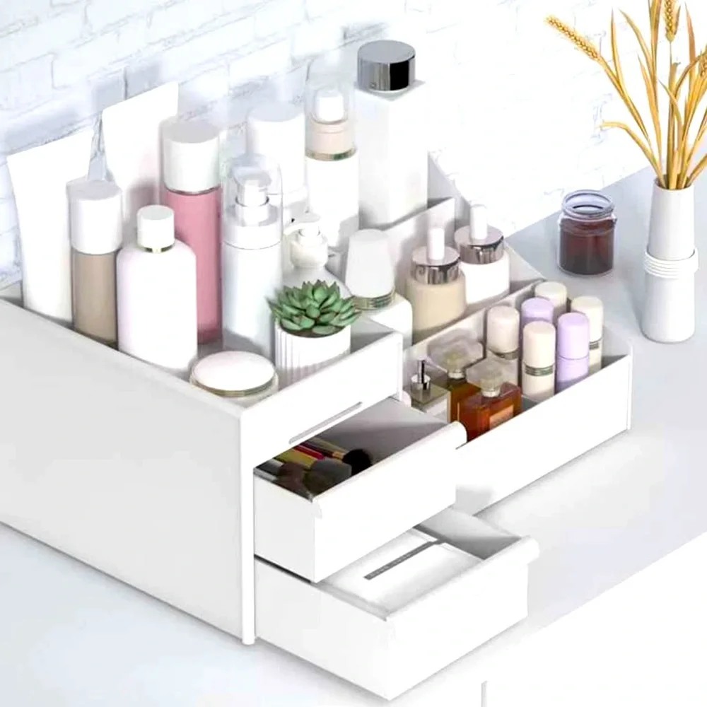 White Multi Functional Organizer W/ Drawers 😍 Brand New In The Box